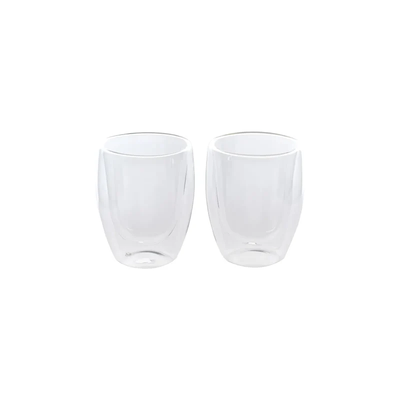 Karaca Double Wall Borosilikat Glas Tassenet für 2 Personen 150 ml