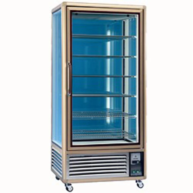 Panorama-Tiefkühlvitrine 90 cm , -18 °C , LED-Beleuchtung, MAXIVISION-650GBT-2E