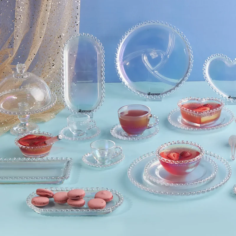 Karaca Rory Einzel Teetasse Set, 200 ml