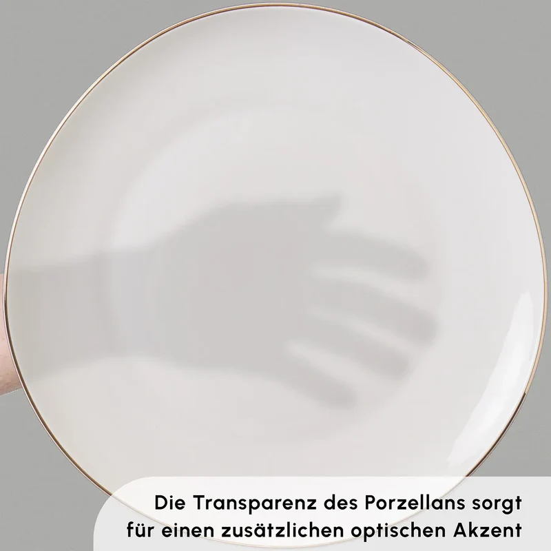 Karaca Stream Bone Middle 56-Teiliges 12-Personen Geschirrset