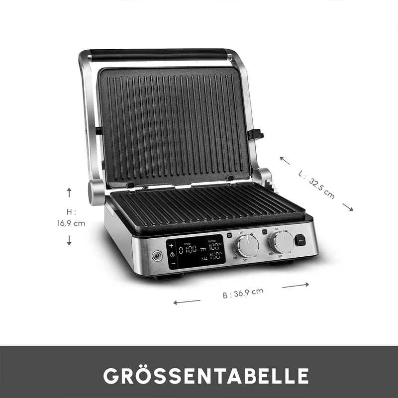Karaca Compact Stahl Sear und Grill Inox 2008 Grillen und Toaster