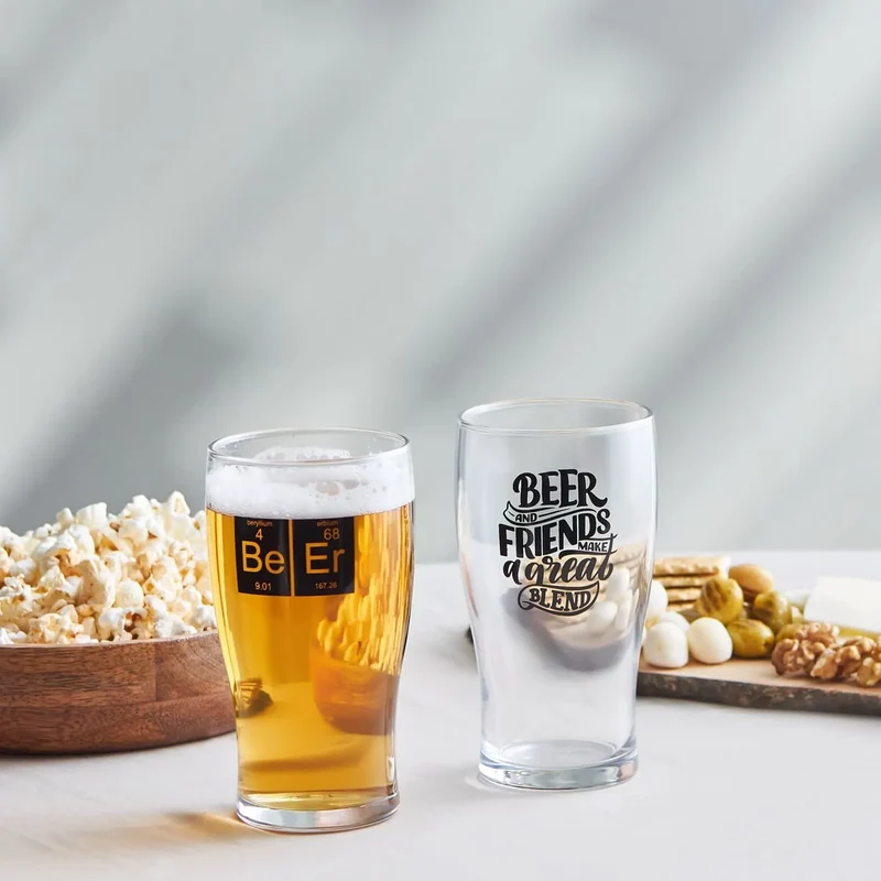 Karaca Bierglas Set, 454 ml