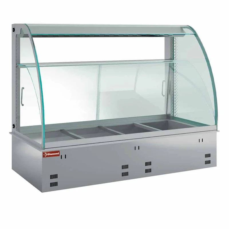Wärmevitrine mit Befeuchtung & Umluft , 4x GN 1/1, DPA/CVV15