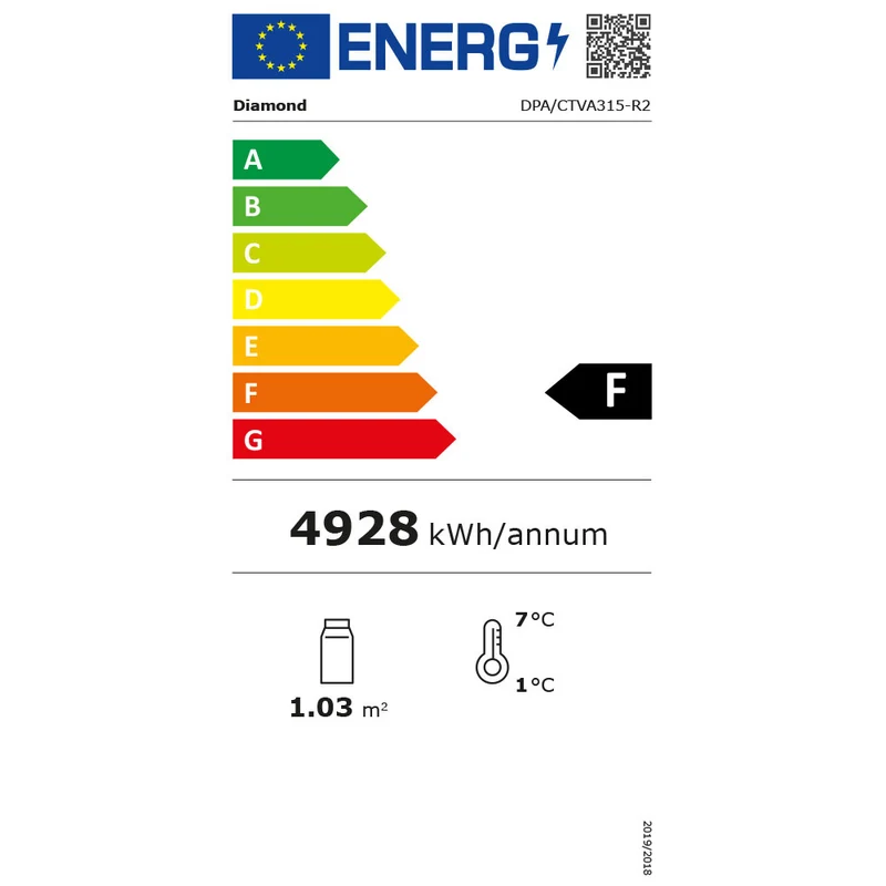 Offene Kühlvitrine mit 3 Ebenen & Nachtrollo , 4x GN 1/1, DPA/CTVA315-R2