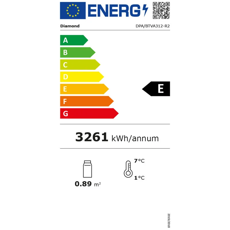 Offenes Wandkühlregal mit Nachtrollo – 3 Ebenen für GN 1/1, DPA/BTVA312-R2