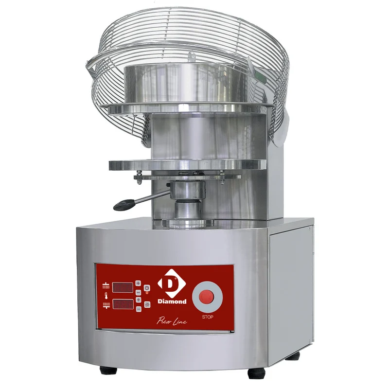 Beheizte Pizzateigpresse für Pizzen bis Ø 45 cm, DP45-EK
