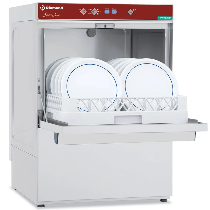Profi Geschirrspülmaschine mit Untergestell , 60 cm Breite, DFE8/6-AC_BD/F-S