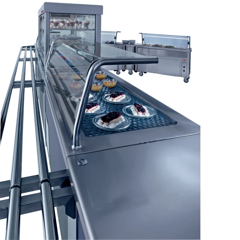 Bain-Marie mit Wärmeschrank , 4x GN 1/1 , 1500 mm, BC15