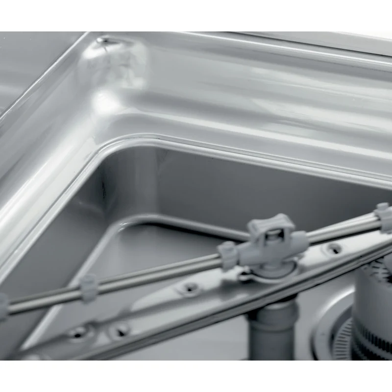 Gastro Geschirrspülmaschine Untertisch 500x500 mm mit Laugen- & Klarspülpumpe, D86/6B