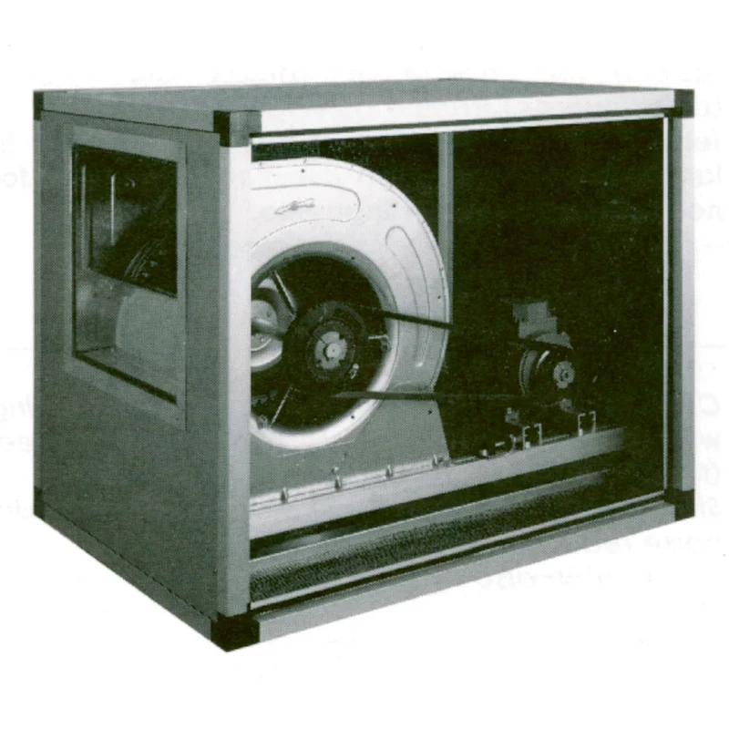Schallgedämmte Lüftungsbox 3500 m³/h, 2-stufig, CT10/10752VS