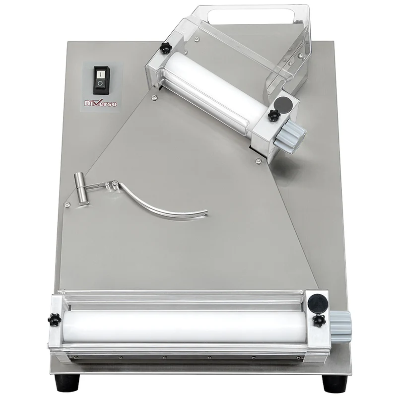 Teigausrollmaschine Ø 400 mm, 2 Rollen , aus Edelstahl - WR-LP42-XM