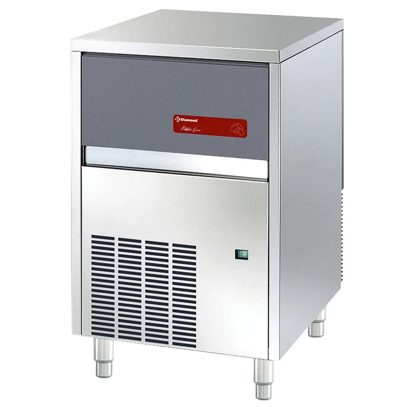Eisbereiter PEBBLE ICE 90 kg, mit 20-kg-Vorratsbehälter – WASSER - PEB90/20W