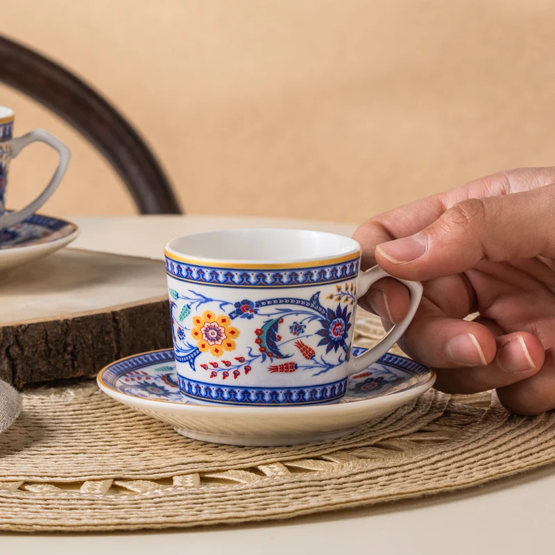 Karaca Linden-Kaffeetassen-Set, 2 Personen, 80 ml