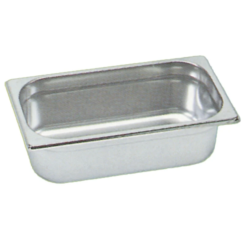 GN-Behälter 1/3 aus Edelstahl , 100 mm tief , 4,1 Liter, 1/3-100