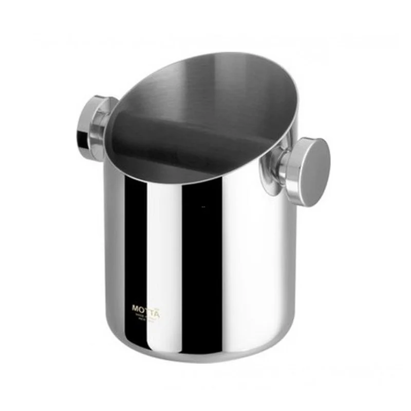 Abschlagbehälter Motta rund Inox glanz