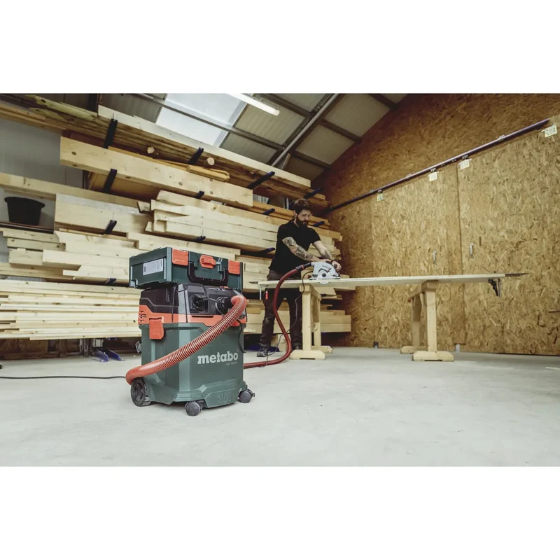 B-Ware Metabo Nass-/Trockensauger ASA 30 M 1200W Staubklasse M 30l antistatisch 8m