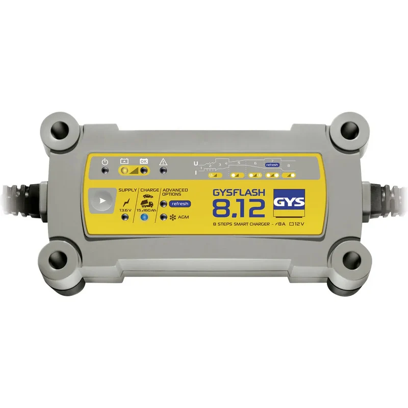 B-Ware GYS GYSFLASH 8.12 029385 Automatikladegerät Batterieladegerät Ladegerät 12 V 8 A