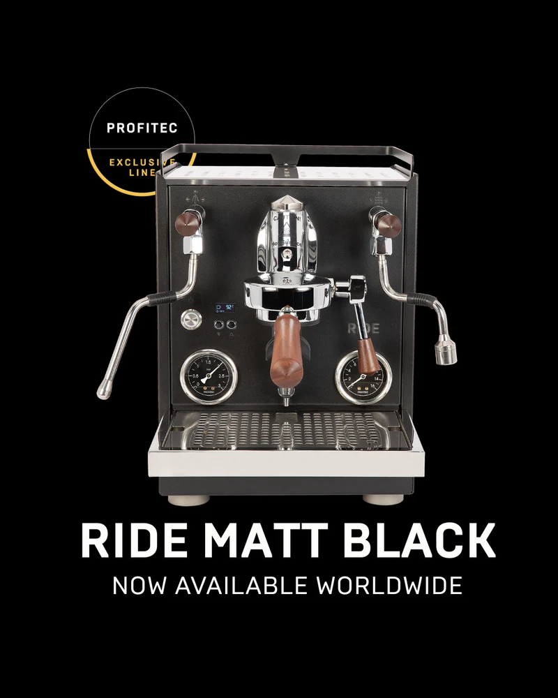 Profitec RIDE Exclusive Line schwarz/Holz