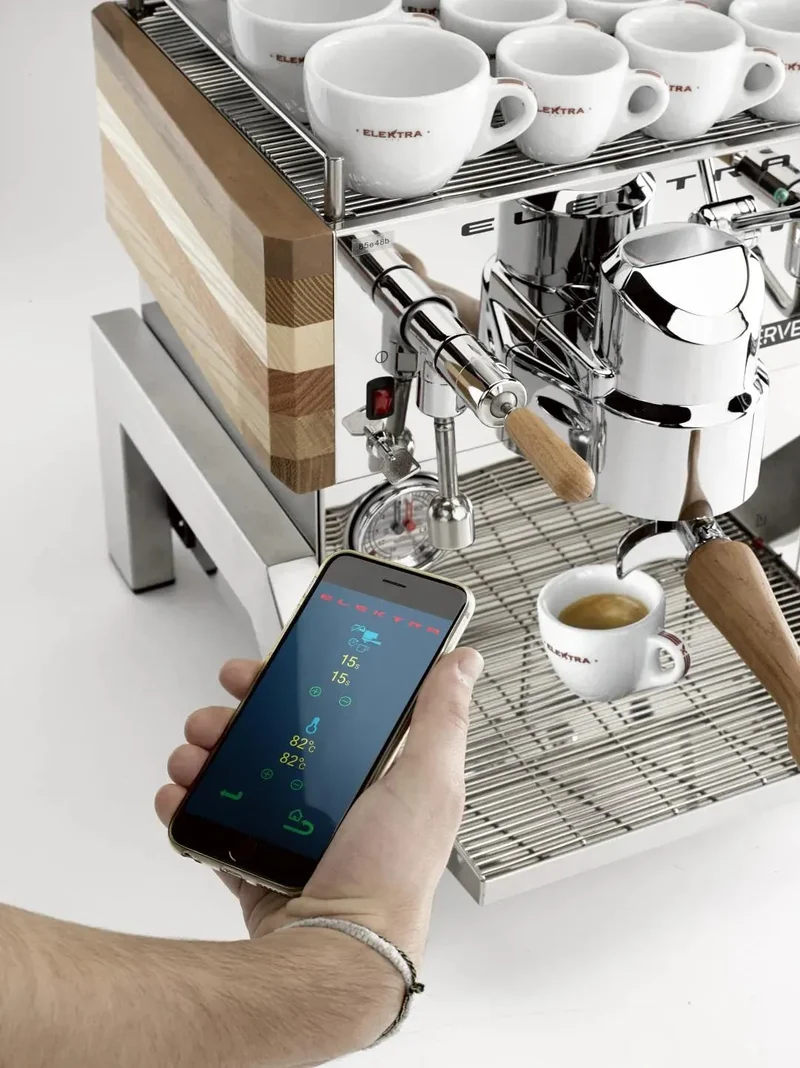 Elektra Verve Premium Echtholz Siebträgermaschine - Kaffeewelt
