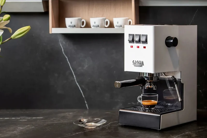 Gaggia Classic 5 Jahre Garantie EVO Pro E24 Weiß - Kaffeewelt
