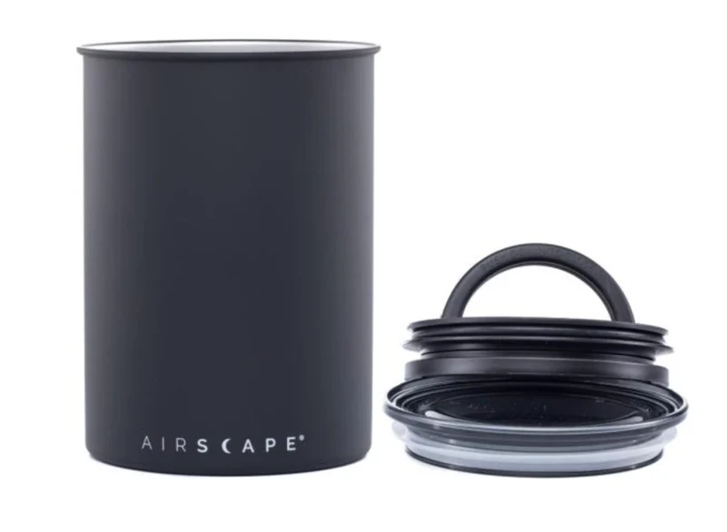 Airscape | Edelstahl Aromabehälter mittel – schwarz matt