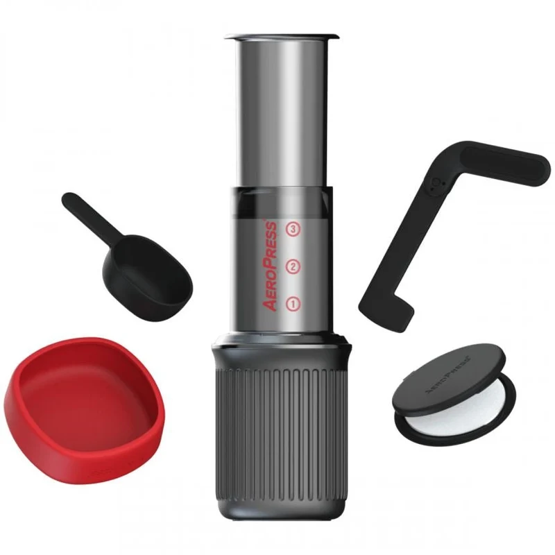 AeroPress Go® Coffee Maker – Perfekt für unterwegs mit 100 Filtern