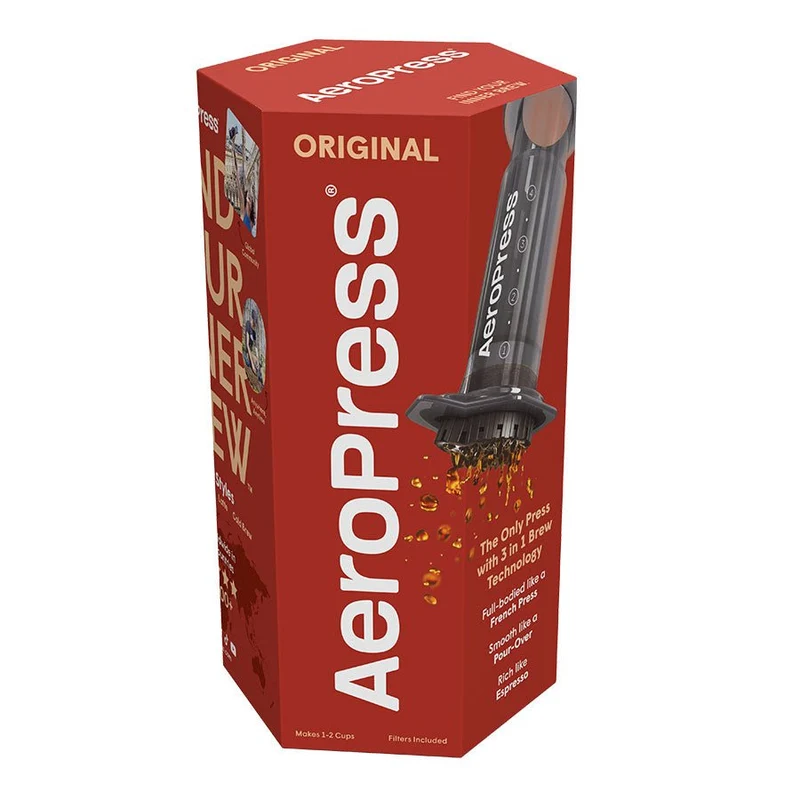 AeroPress Original Kaffee-Zubereiter inkl. 100 Filtern