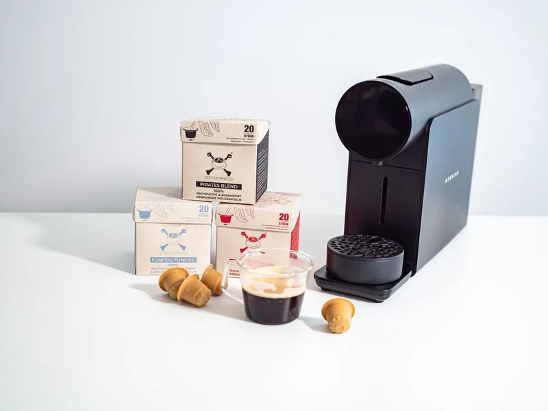 Fünfzig Fünfzig Holzkapseln – 20 Kaffeekapseln für Nespresso®* Original