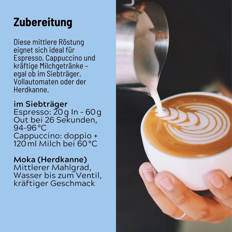 50/50 Espresso – kräftiger Blend für ausgewogenen Kaffeegenuss